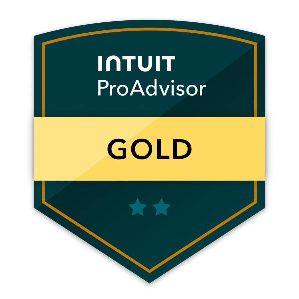 Intuit QuickBooks ProAdvisor Gold certification badge